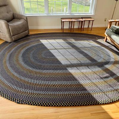 Large Braided Area Rug 