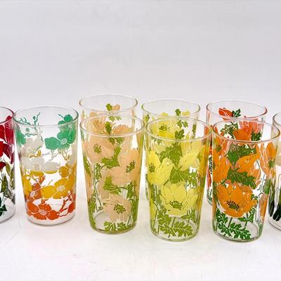(9) MCM Vintage Drinking Glasses