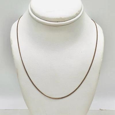 18” Chain Stamped 1/20 14K GO & 1/20 14K GF