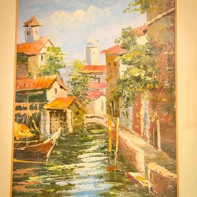 Beautiful Riviera Painting