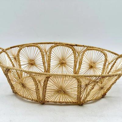Raffia Bread Basket 
