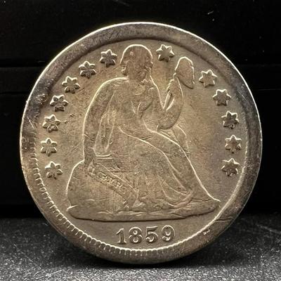 1859-O Seated Liberty Dime 