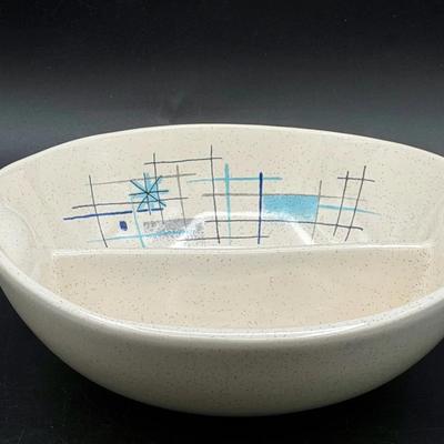 Franciscan "Oasis" Atomic Starburst Divided Dish