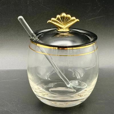 Condiment Jar With Spoon