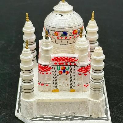 Miniature Stone Taj Mahal In Collectible Box