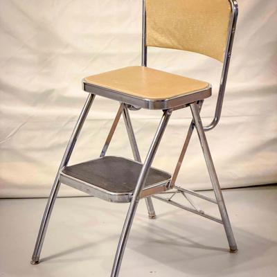 Lincoln BeautyWare Folding Seat Stool Stepladder