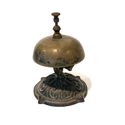 Sale Photo Thumbnail #24: Antique hotel counter bell