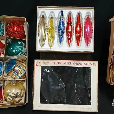 Vintage Hand Made European Ornaments