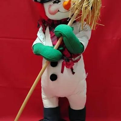 30” Annalee Snowman Figure – Vintage Felt