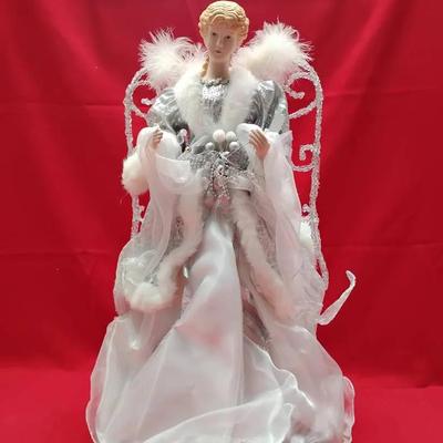 Mikasa Angel Tree Topper – Silver & White