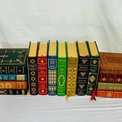 (15) Franklin Library Leather Classics – Many Signed by Authors & First Edition Society Volumes