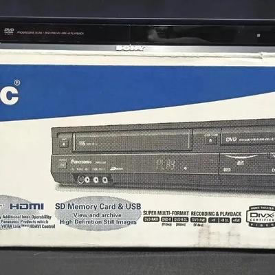 Panasonic DMR-EZ48V DVD/VHS Recorder in Box + Sony DVP-NS57P DVD Player