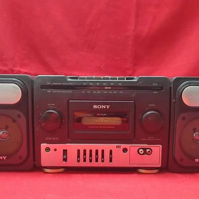 Sony Portable Radio Detachable Speakers Model CFS-1030 