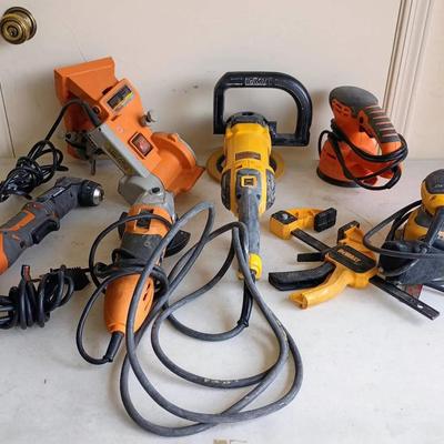 Assorted Power Tools From DeWalt And Chicago