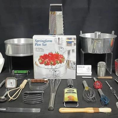Large Professional Baking & Kitchen Tool Lot