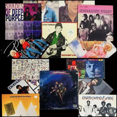 Dolly Parton, The Moody Blues, Earth Wind Fire + More 12” Vinyl Records! 