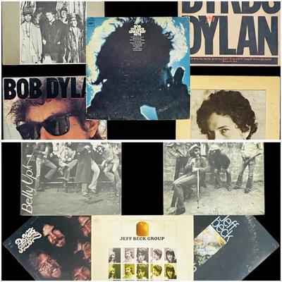 Bob Dylan, Jeff Beck & Dr. Hook 12” Vinyl Records! 