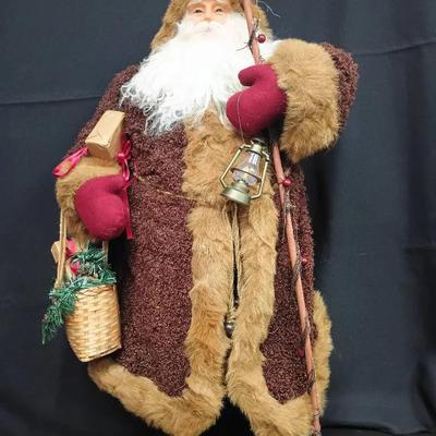 Large Rustic Father Christmas / Woodland Santa Figure