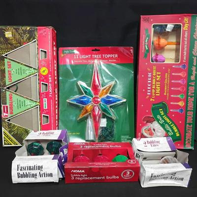 Large Vintage & Modern Bubble Light Mixed Lot