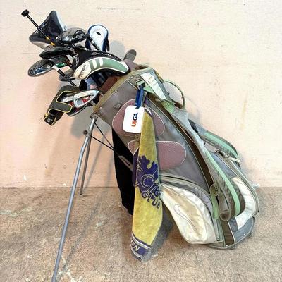 Complete Nike Golf Bag Set w/ TaylorMade Woods, Irons & Putters – Mixed Clubs