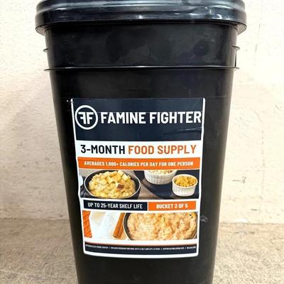 Famine Fighter 3-Month Emergency Food Supply Bucket (Bucket 2 of 5)
