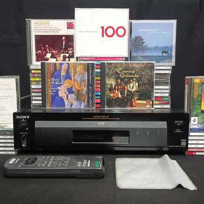 Sony DVD/CD Player w/ Remote + CD Collection