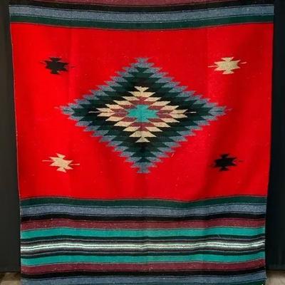 Handwoven Zapotec Wool Area Rug 
