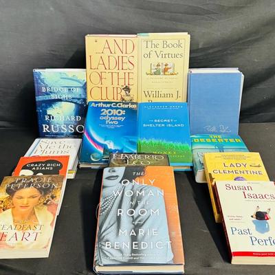 Hardback & Paper Back Novels- Crazy Rich Asians, Past Perfect, Freedom + More! 