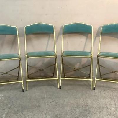 Vintage A. Fritz Folding Chairs 