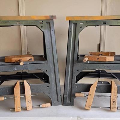 Saw Horse And Clamps