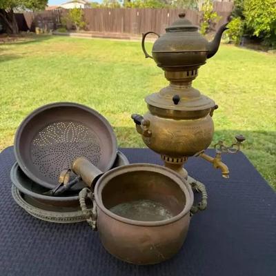 St1035 vintage turkish samovar and more