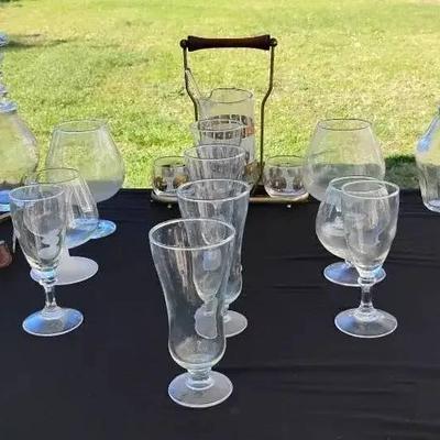 St1119 country style bar glass ware