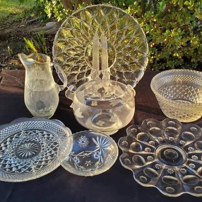 St1151 cut glassware and more