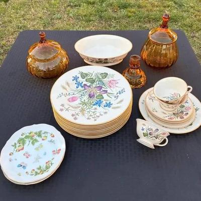 St1153 franciscan mariposa china glass accessories