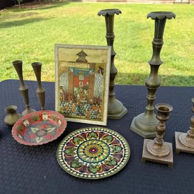 St1039 the world traveler brass decor