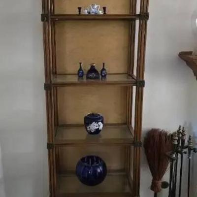 St1058 wood bookcase and more