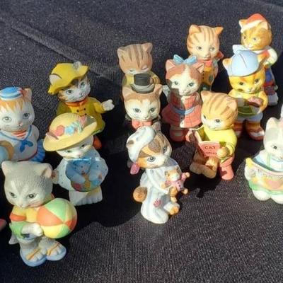 St1102v vintage bronson collectibles cat figurines