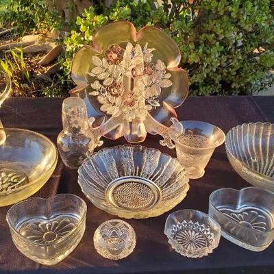 St1154 vintage glassware