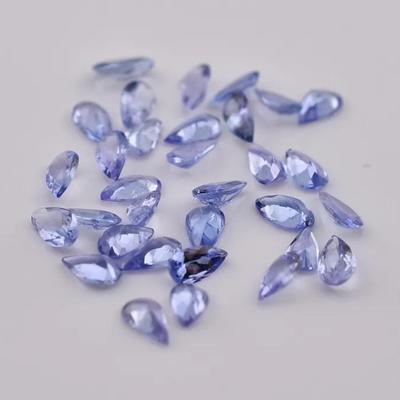 4.5 TCW Natural Unheated Pear Tanzanite Parcel - VVS