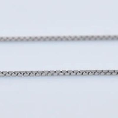 Sterling Silver Box Chain Necklace