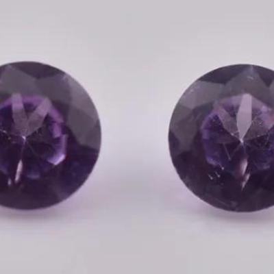 0.6 TCW Round Twin Alexandrite Pair - Eye Clean