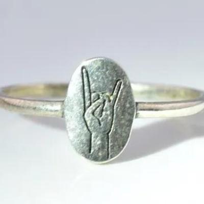 Sterling Silver “Rock On” Ring