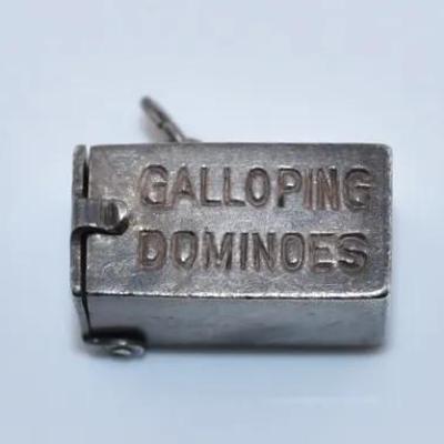 Galloping Dominoes - Sterling Silver Charm