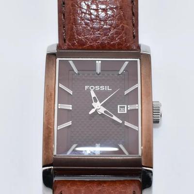 Fossil - Watch W/ Leather Strap - 110904