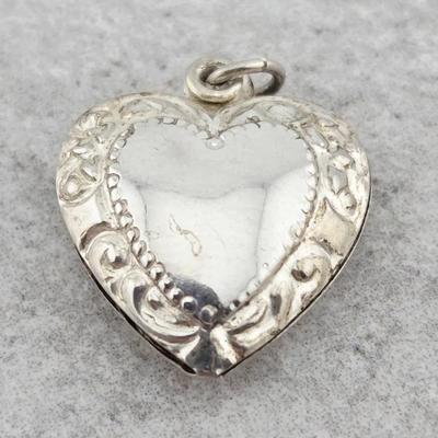Sterling Silver Heart Pendant 