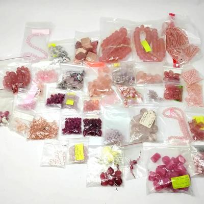 Variety Beads: Shades Of Pink 