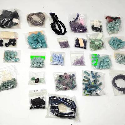 Earth Beads: Purples, Blues & Greens 
