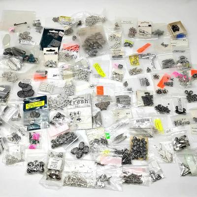 Silvertone Spacers & Jewelry Pieces 