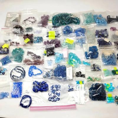 Variety Beads: Purples & Blues 