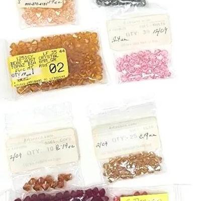 Crystal Beads - Rounds And Bicones - 6mm - Variety Of Colors